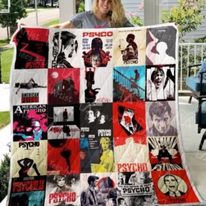 Psycho Quilt Blanket M160616  Quilt